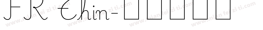 FR Thin字体转换